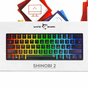 Gaming tipkovnica White Shark Shinobi 2 red switch crna