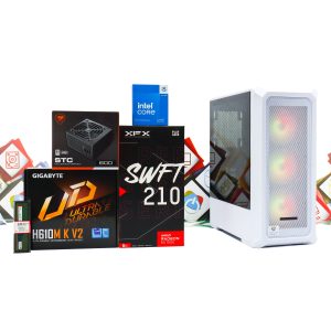 Gaming PC Archon 2 Mesh-51W i5-14400F RX 7600 500GB SSD 16GB DDR5