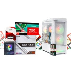 Gaming PC Cougar DuoFace 26W R5 7600X RX 7600 XT 1TB SSD 32GB DDR5