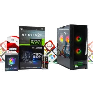 Gaming PC Cougar Duoface 27B R5 5600 RTX 5050 500GB SSD 16GB DDR4