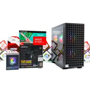 Gaming PC Airface Eco-01 R7 5700X RX 7600 XT 1TB SSD 32GB DDR4