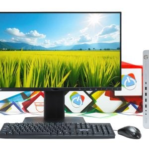 Office uredski set HP 800 G3 SFF + Fujitsu P27-8 TS Pro 27"
