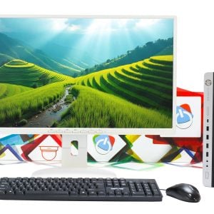 Office uredski set HP 800 G3 SFF + Fujitsu B27-8 TE Pro 27"
