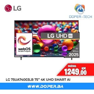TV LG 75UA74003LB 75'' DLED 4K UHD Smart