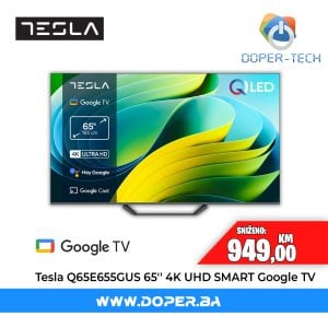 TV Tesla Q65E655GUS 65'' QLED 4K UHD Smart Google TV