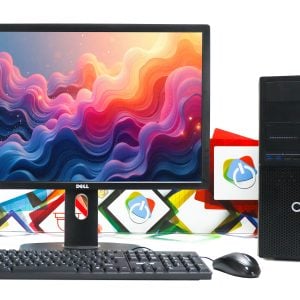 Office uredski set Fujitsu P756 Tower + Dell U2412M 24"